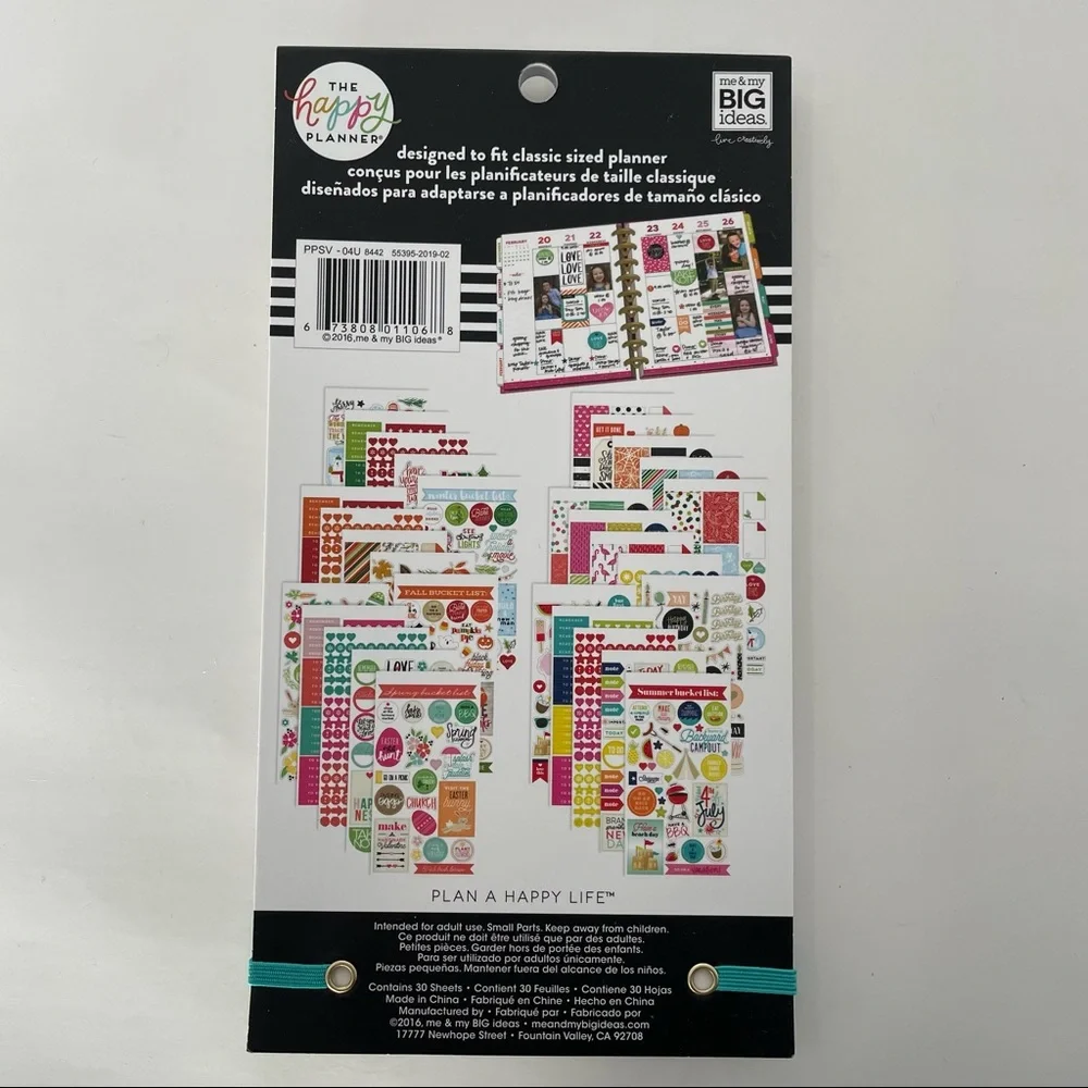 The Happy Planner Seasonal‎ Sticker Book Booklet - Picture 4 of 9